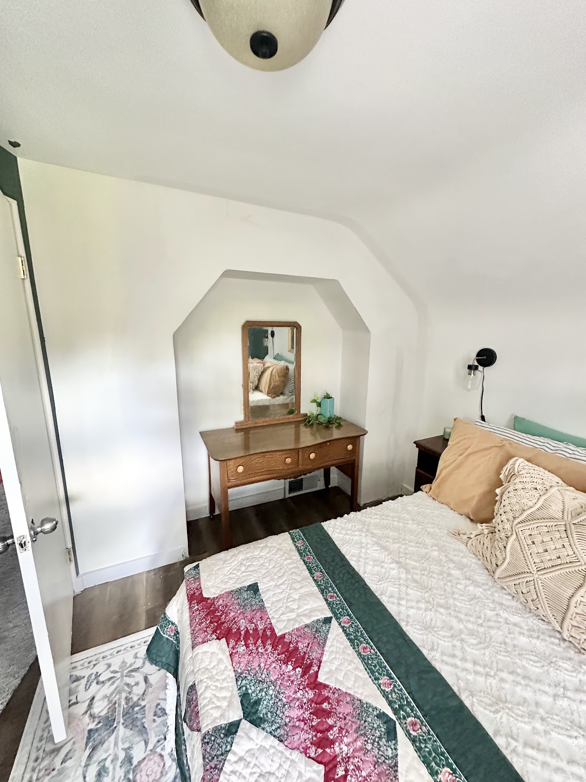 White bedroom — drywall and painting by Smooth Finish, Fort Wayne