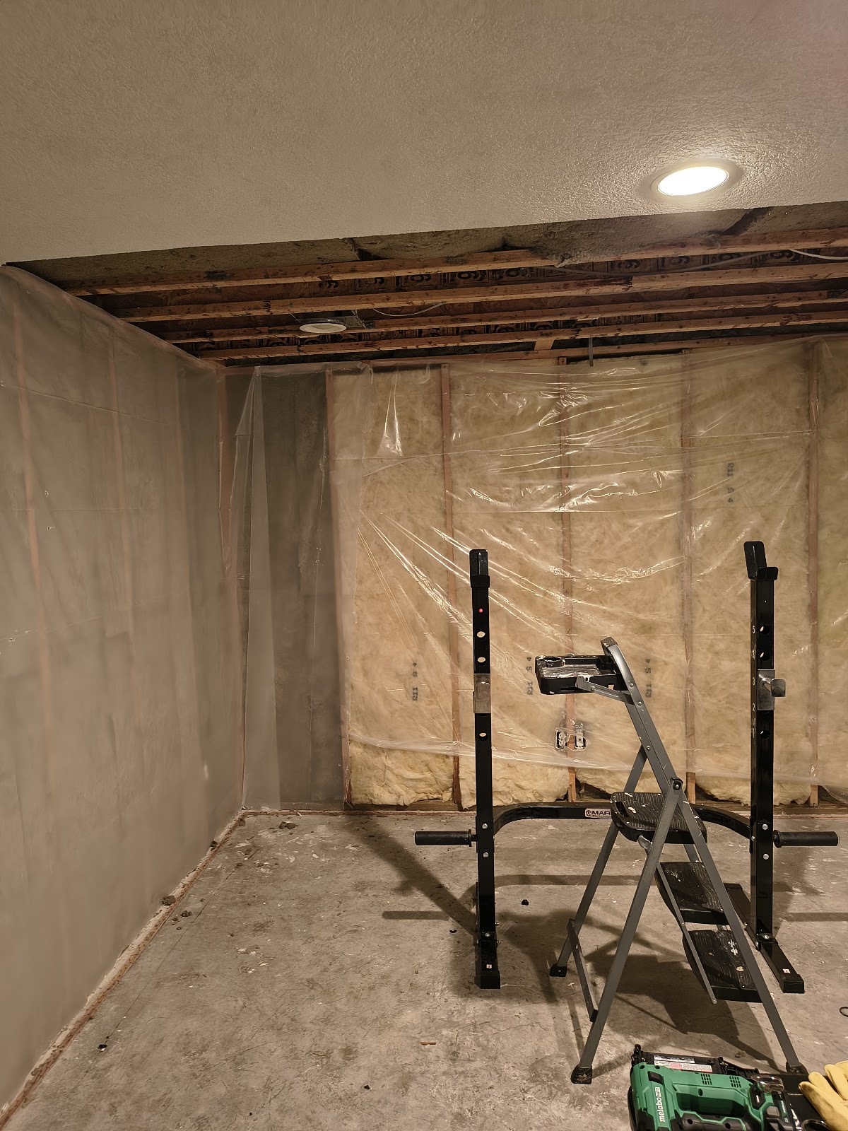 New drywall installation in a Fort Wayne home